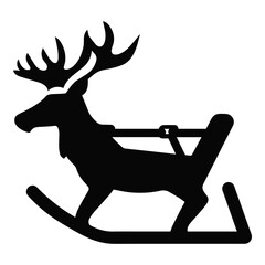 Rocking Christmas Reindeer Toy