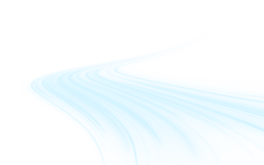 Vibrant light ribbons twist and spiral across a dark canvas. Motion conveys futuristic speed and energy. Ideal for abstract art. PNG