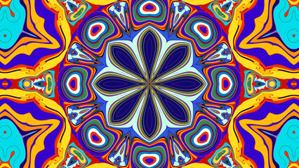 Abstract symmetrical pattern