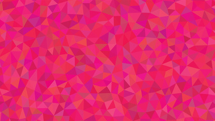 Abstract Vibrant Pink and Magenta Low Poly Geometric Background Texture