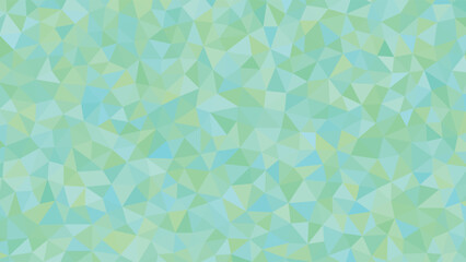 Abstract Pastel Mint Green and Blue Low Poly Geometric Background Texture