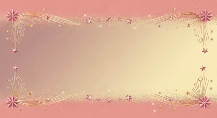 Decorative floral frame design celebratory event graphic content elegant background artistic viewpoint ideal for invitations or announcements