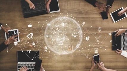 Global AI network showing connection between AI, global, and network elements across the digital world and data infrastructure Marrow - Powered by Adobe