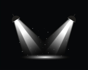 Professional Light Spot Effect, Radiant Light Spot Design, Colorful Light Spot Overlay Design.