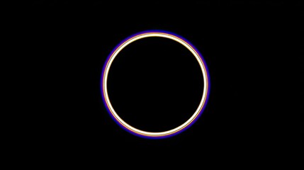 Ethereal Ring of Light - A Captivating Solar Eclipse Phenomenon.
