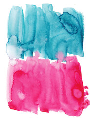 Abstract Watercolour Painting Stain 