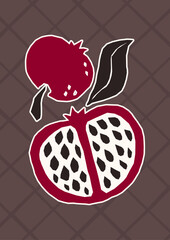Pomegranate Poster