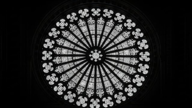 Stunning gothic rose window design architectural beauty
