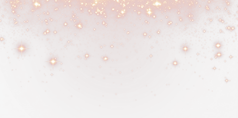 PNG Sparkle Overlay with Star Particles on Transparent Background