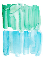 Abstract Watercolour Painting Stain 