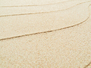 Zen garden sand background Japanese Balance Meditation Relax buddhism spirituality, pattern line wave mandala mockup spa vacation yoga lifestyle natural desert summer, texture desert, aroma therapy.