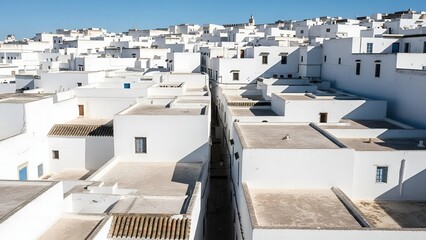 Pristine Tetouan Medina, Morocco, High-Angle View