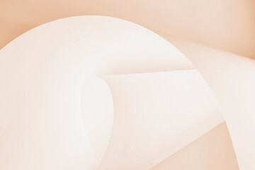 Sheets of paper in a soft pastel image of warm beige tone.