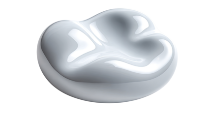 Modern Comfort Pod: Capturing the elegance of a sleek, abstract lounge chair, its fluid form promising a sanctuary of relaxation and style.