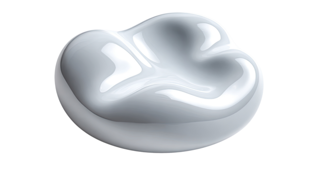 Modern Comfort Pod: Capturing the elegance of a sleek, abstract lounge chair, its fluid form promising a sanctuary of relaxation and style.