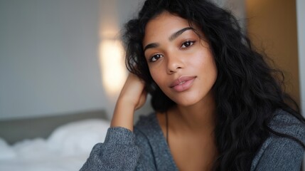 A beauty influencer demonstrating how to cover a blemish using color-correcting concealer, blending techniques visible on a 4K camera — makeup tips, blemish concealment, and beauty education