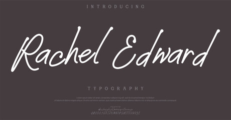 Fototapeta premium Luxury alphabet letters font. Classic Lettering Minimal Fashion Designs. Typography serif simple wedding logo fonts and number. vector illustration