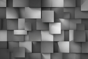 Minimalist geometric artwork: faceted square mosaic