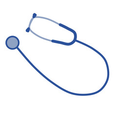 stethoscope isolated on white background