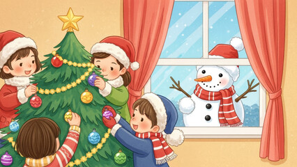 Christmas image, festive illustration, holiday artwork, winter scene, Christmas decor, seasonal graphics, holiday icons, Christmas theme, merry visuals, festive design, winter wonderland, Christmas li