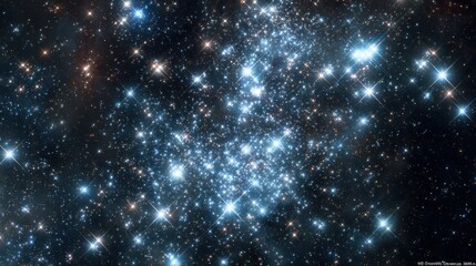 Fototapeta premium A cluster of stars