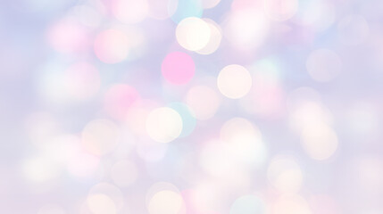 淡いパステルカラーの玉ボケの背景