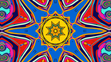 Abstract symmetrical pattern