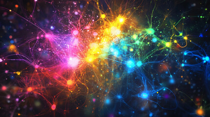 Fototapeta premium anxiety, brain, colourful, complexity, mental, mind, stress, swirl, symbolic, thinking, thought, space, nebula, galaxy, star, supernova, light, universe, astronomy, sky, fractal, cosmos, big bang