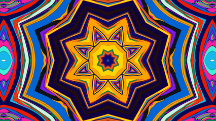 Abstract symmetrical pattern