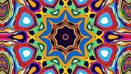 Abstract symmetrical pattern