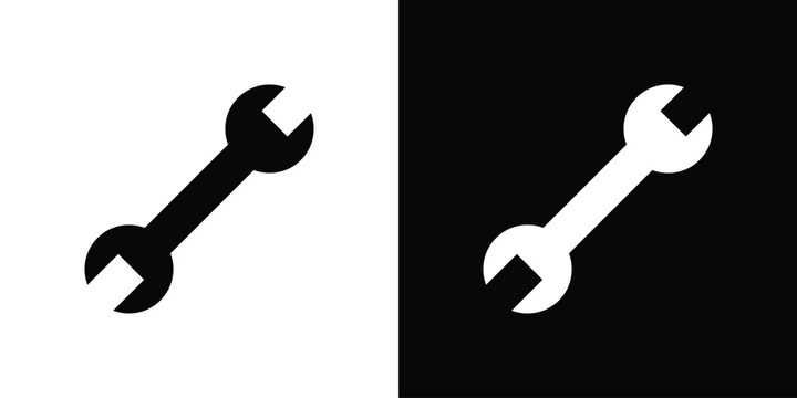 Wrench icon design concept. vector flat icons