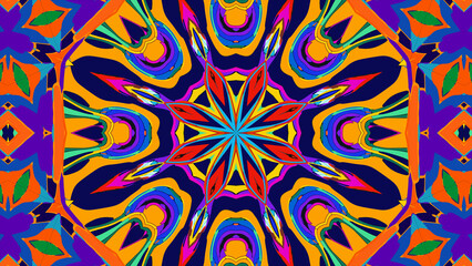 Abstract symmetrical pattern