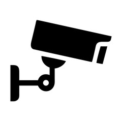Security Camera Sign,
Flat vector of a CCTV camera symbol