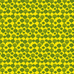 Seamless  Mandala Pattern on Turquoise Background