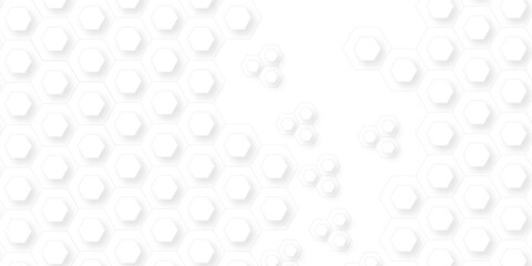 White paper texture abstract grid tile seamless hexagon wall creative metal business wallpaper texture background.	
