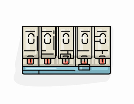 Retro Floppy Disk Drive Array A Nostalgic Look at Early Digital Storage Technology