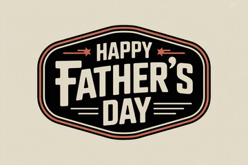 Celebrate Happy Father's Day with this awesome badge design, perfect for cards, gifts, and social media posts to show your love and appreciation for Dad this year