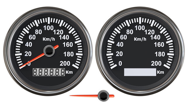 Analog Car Speedometers with Digital Odometers &mdash; Dashboard Repair Scene