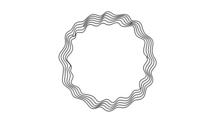 Abstract black oval shape on a dark background for graphic design project