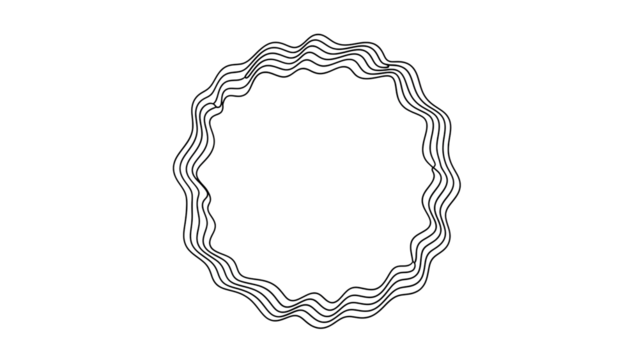 Abstract black oval shape on a dark background for graphic design project