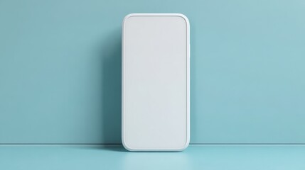 Showcase modern smartphone mockup with blank screen studio setting high-quality iso standard model minimalist design