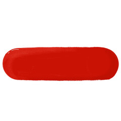 red pills isolated on white background. red button. red callouts.