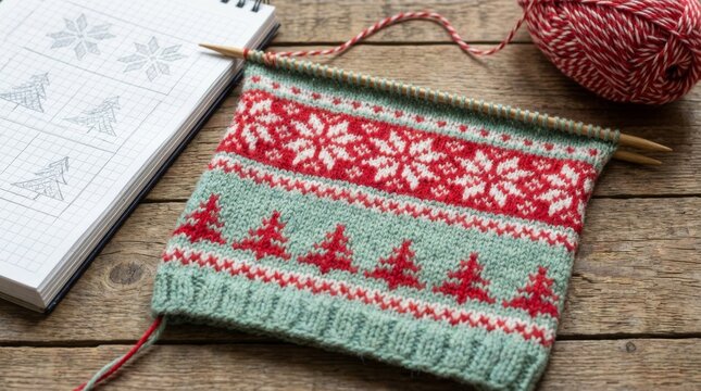 Nordic Christmas Knitting Pattern