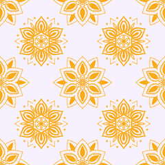 seamless pattern with flowers