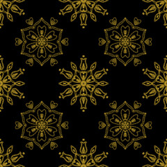 seamless pattern with flowers