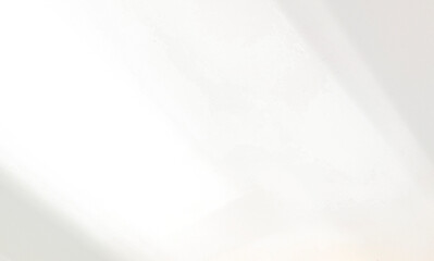 White cement wall background with transparent natural light overlay for graphic design or wallpaper.