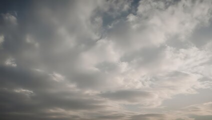 Fototapeta premium Dramatic Sky with Moody Clouds and Subtle Sunlight Breaking Through.