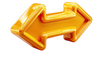 Directional Clarity: A lustrous golden arrow, pointing resolutely in opposite directions, embodies duality, choice, and the balance of contrasting forces.