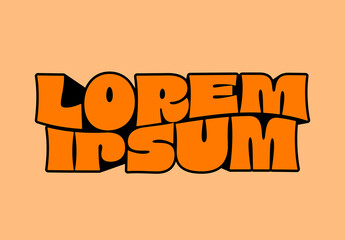 Retro Editable Text Effect