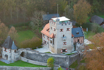 Frey Castle (Red Tower) in Salzburg - Austria